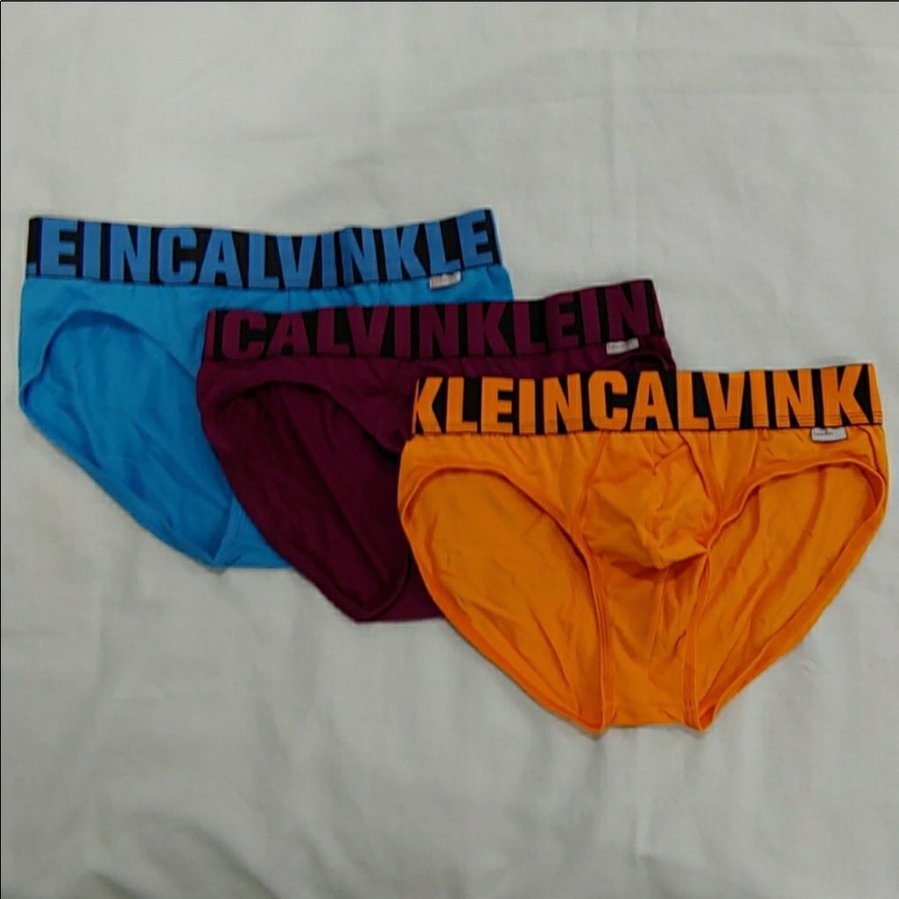 3 pack of Calvin Klein men's X-Micro hip briefs